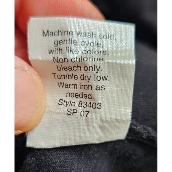 J Crew Y2K Babydoll Tops Lot of 2 Women's Medium Green Black Double Lined Cotton - Picture 8 of 11